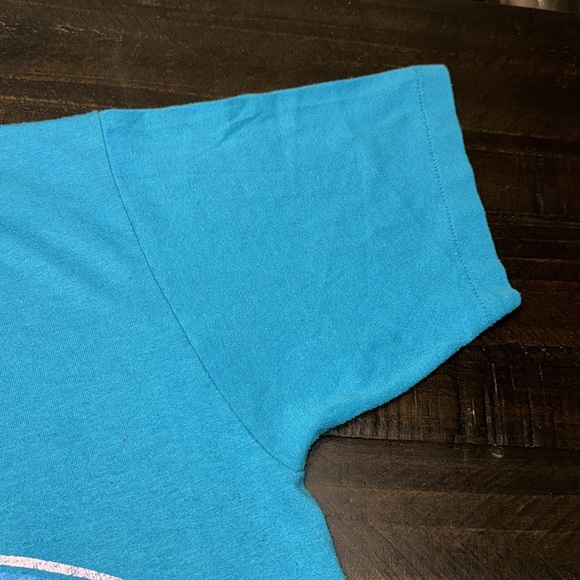 VTG Orlando Florida Blue Graphic Short Sleeve Unisex Jerzees T-Shirt Size LG - Picture 9 of 16